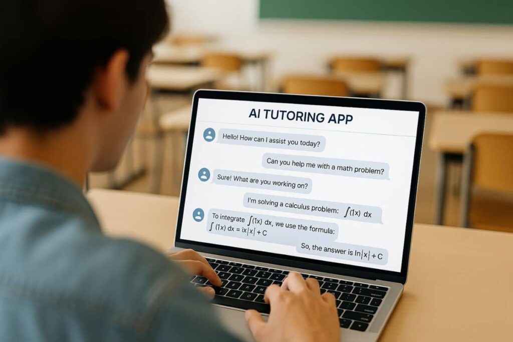 Khanmigo AI tutoring dashboard for student learning assistance