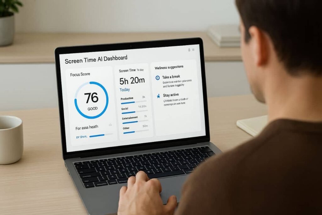 Freelancer workspace using all-in-one AI productivity tools