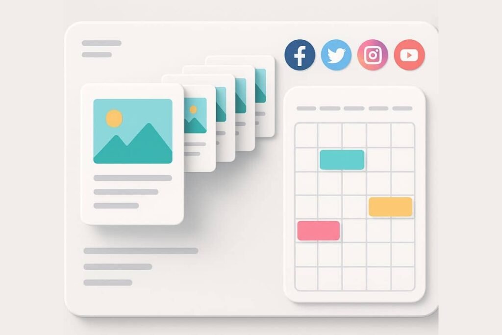 Canva AI tips bulk content generation workflow for social media