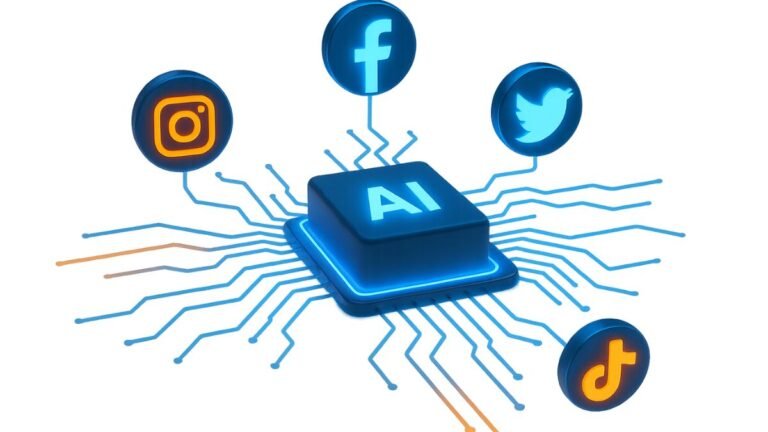 Canva AI tips for social media content creation workflow in a digital workspace