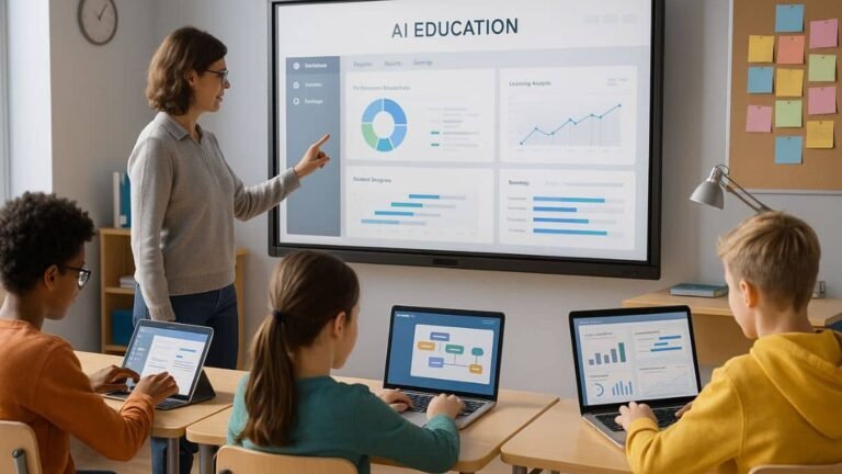 AI-powered education tools improving classroom learning outcomes
