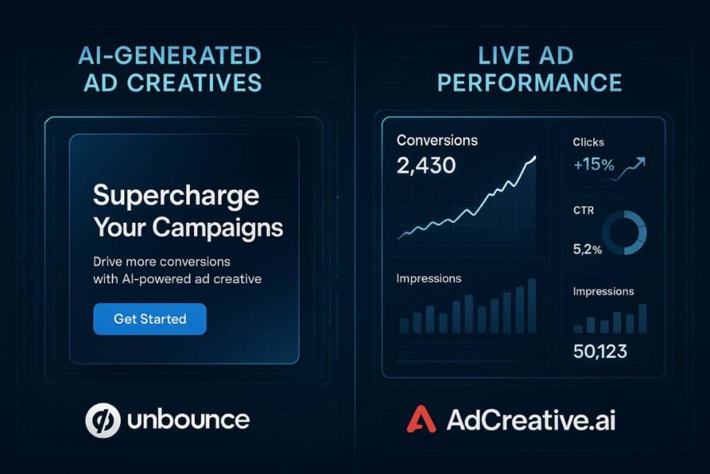 Best AI tools for digital marketing: AI optimizing ad creatives and A/B testing landing pages